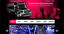 Desktop Screenshot of partybuslimousine.com
